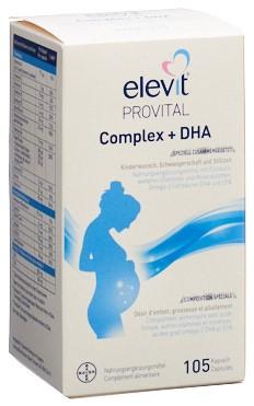 ELEVIT Provital Complex + DHA Kaps 105 Stk
