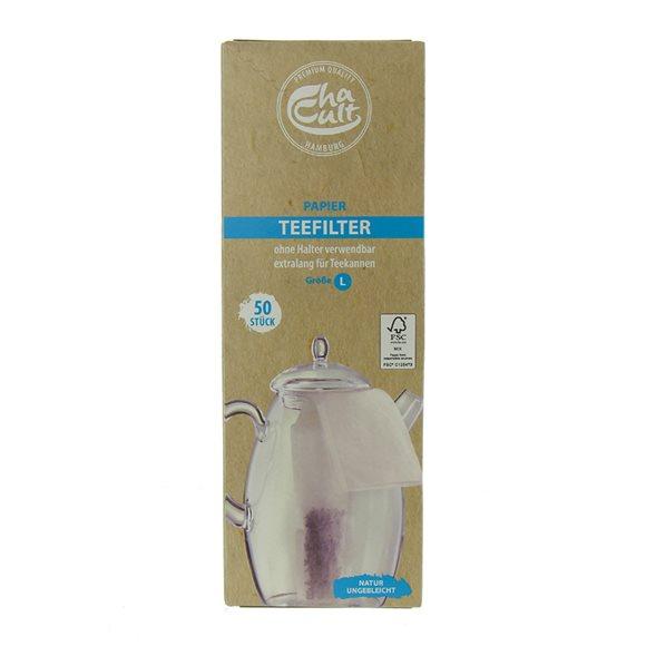 HERBORISTERIA Teddy Teefilter L lang 50 Stk