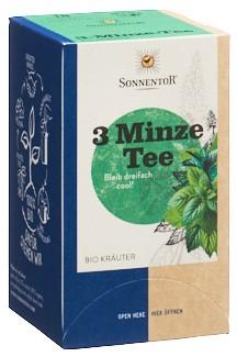 SONNENTOR 3-Minze-Tee BIO Btl 18 Stk