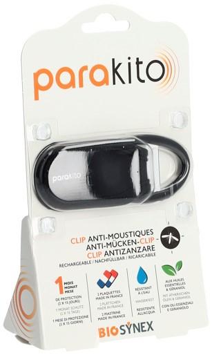 PARAKITO Clips für Kinderwagen Rucksack schwarz
