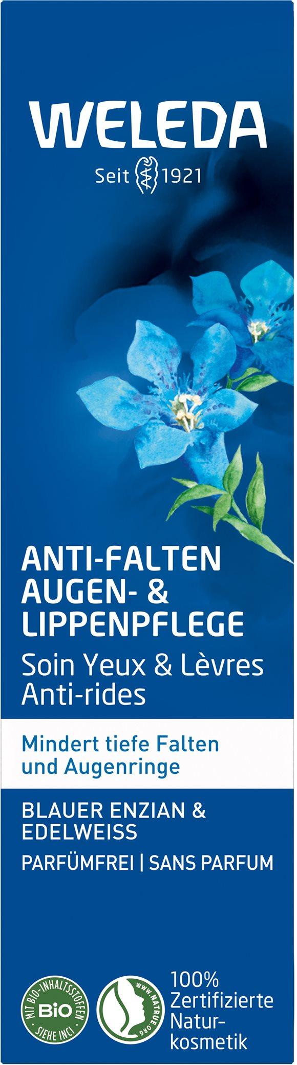 WELEDA Augen&Lippen Anti-Falten bl Enz&Edelw 10 ml