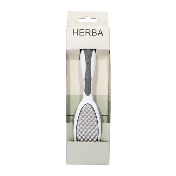 HERBA Fussraspel m Feile grob fein Softtouch grau