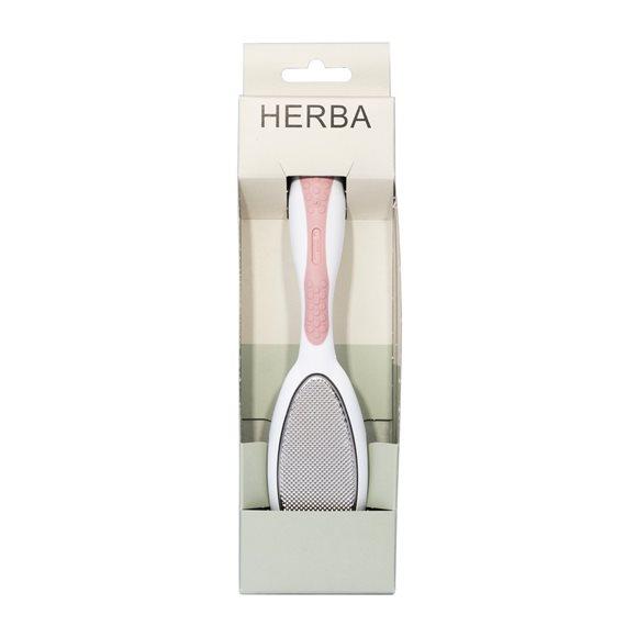HERBA Fussraspel m Feile grob fein Softtouch rosa