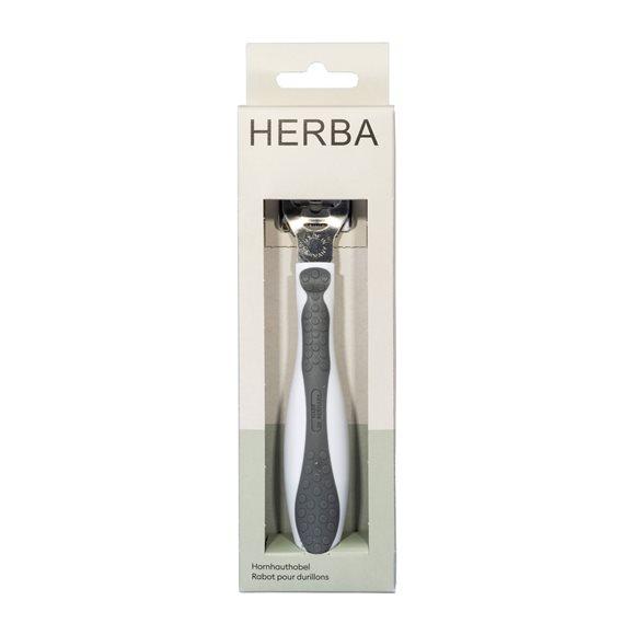 HERBA Hornhauthobel Softtouch grau