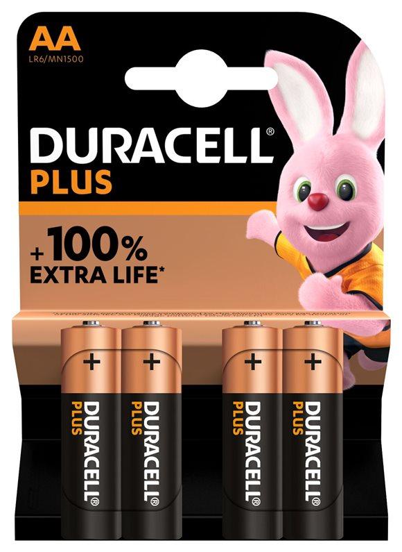DURACELL Batt Plus AA / LR6 4 Stk