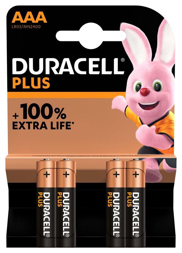 DURACELL Batt Plus AAA / LR03 4 Stk