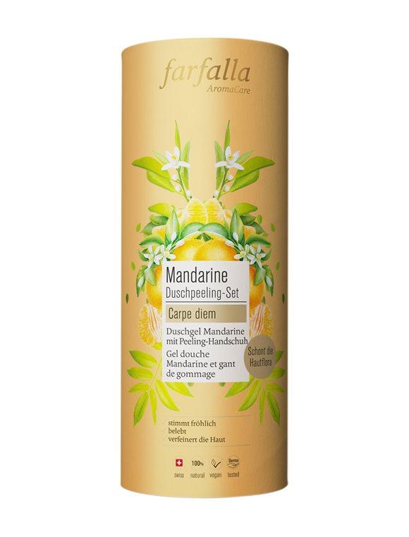 FARFALLA Duschpeeling-Set Mandarine