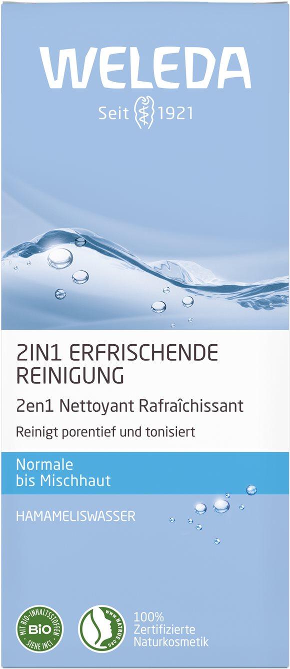 WELEDA 2in1 Reinigung erfrischend (n) Fl 100 ml