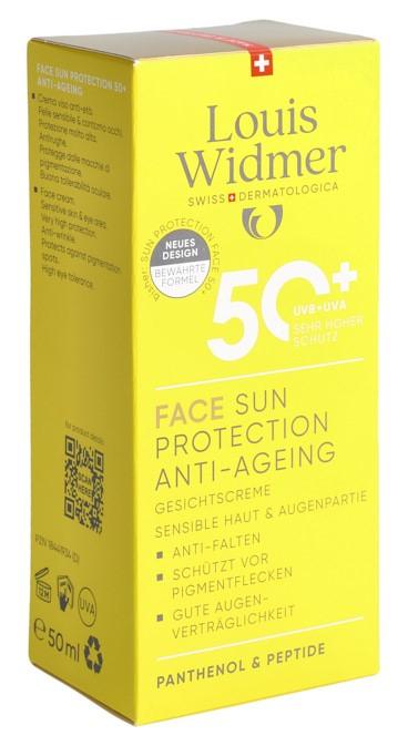 WIDMER Face Sun Prot Anti-Ag LSF50+ parf 50 ml