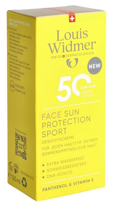 WIDMER Face Sun Protect Sport LSF50 parf 50 ml