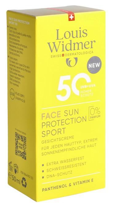 WIDMER Face Sun Protect Sport LSF50 o Parf 50 ml