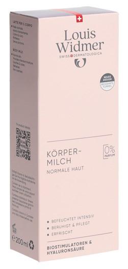 WIDMER Körpermilch o Parf 200 ml