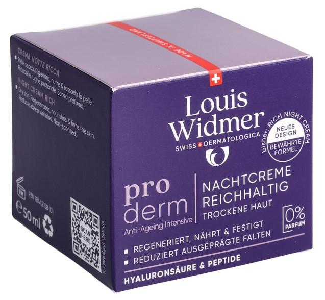 WIDMER Proderm Nachtcreme reichhaltig o Parf 50 ml