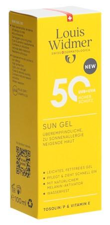 WIDMER Sun Gel LSF50 parf 100 ml