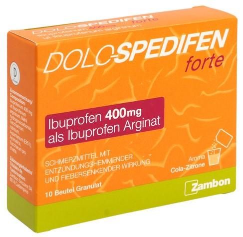 DOLO SPEDIFEN forte Gran 400 mg Btl 10 Stk