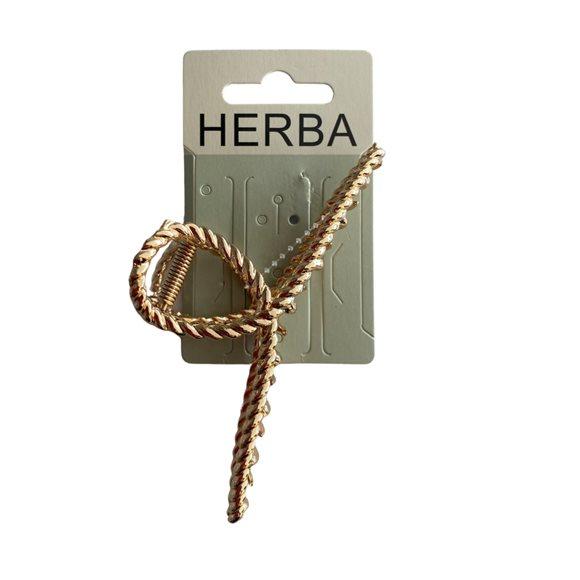 HERBA Klammer Loop 11cm Metall gold
