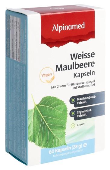 ALPINAMED Weisse Maulbeere Kaps 60 Stk