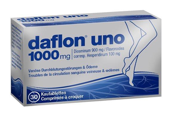 DAFLON UNO Kautabl 1000 mg 30 Stk