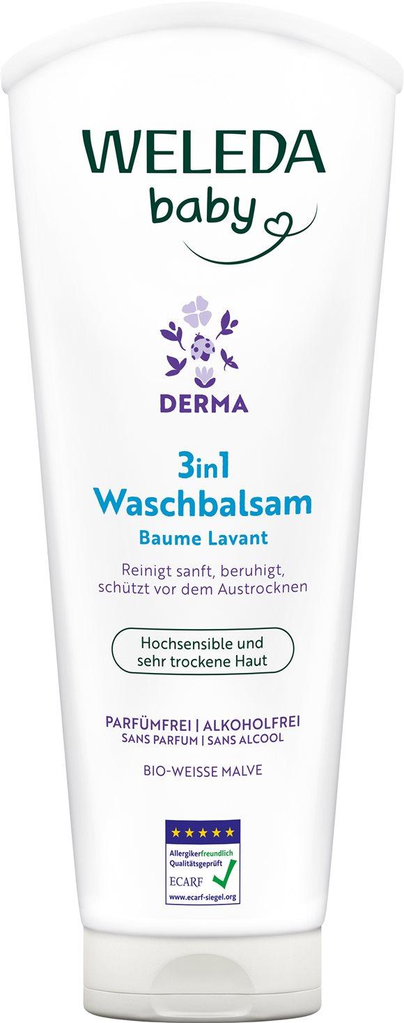 WELEDA Derma 3in1 Waschbalsam weisse Malve 200 ml