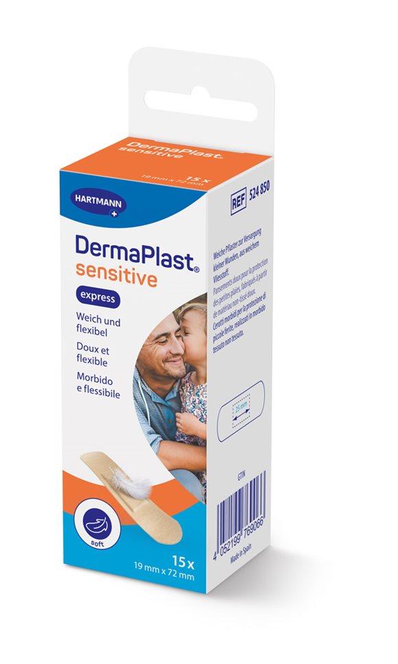 DERMAPLAST Sens Express Strips 19x72mm 15 Stk