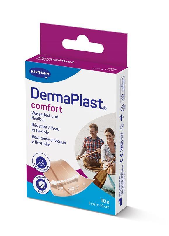 DERMAPLAST Comfort Schnellverb 6cmx10cm 10 Stk