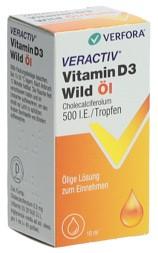 VERACTIV Vitamin D3 Wild Öl 500 IE/Tropfen 10 ml