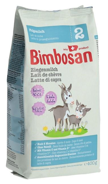 BIMBOSAN Ziegenmilch 2 Folge refill Btl 400 g