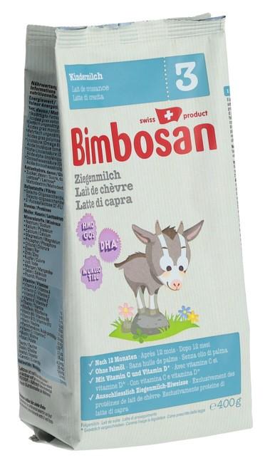BIMBOSAN Ziegenmilch 3 Kinder refill Btl 400 g
