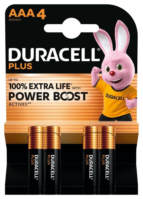 DURACELL Plus Power Boost AAA 4 Stk