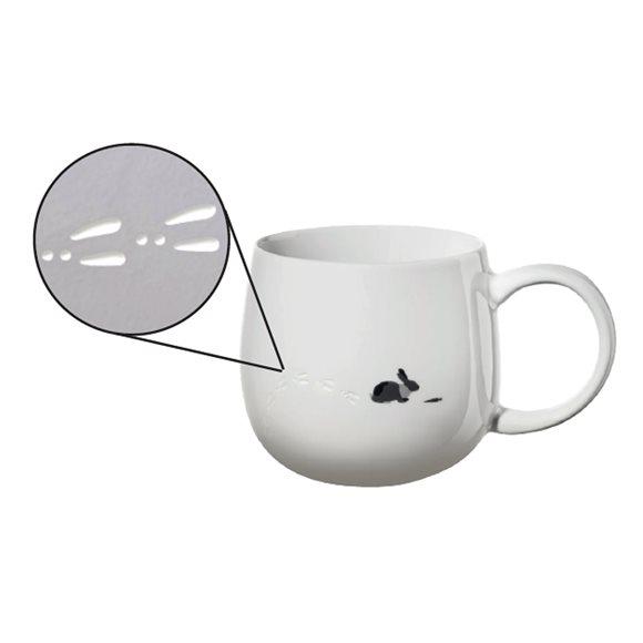 HERBORISTERIA Tasse Footprint Rabbit