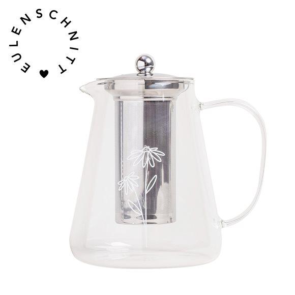 HERBORISTERIA Teekanne aus Glas 1.2l Daisy