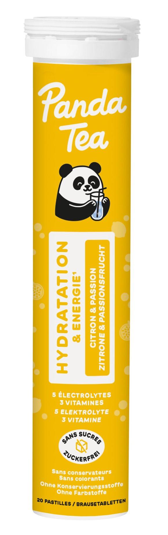 PANDA TEA Hydratation Brausetabl Zit&Passio 20 Stk