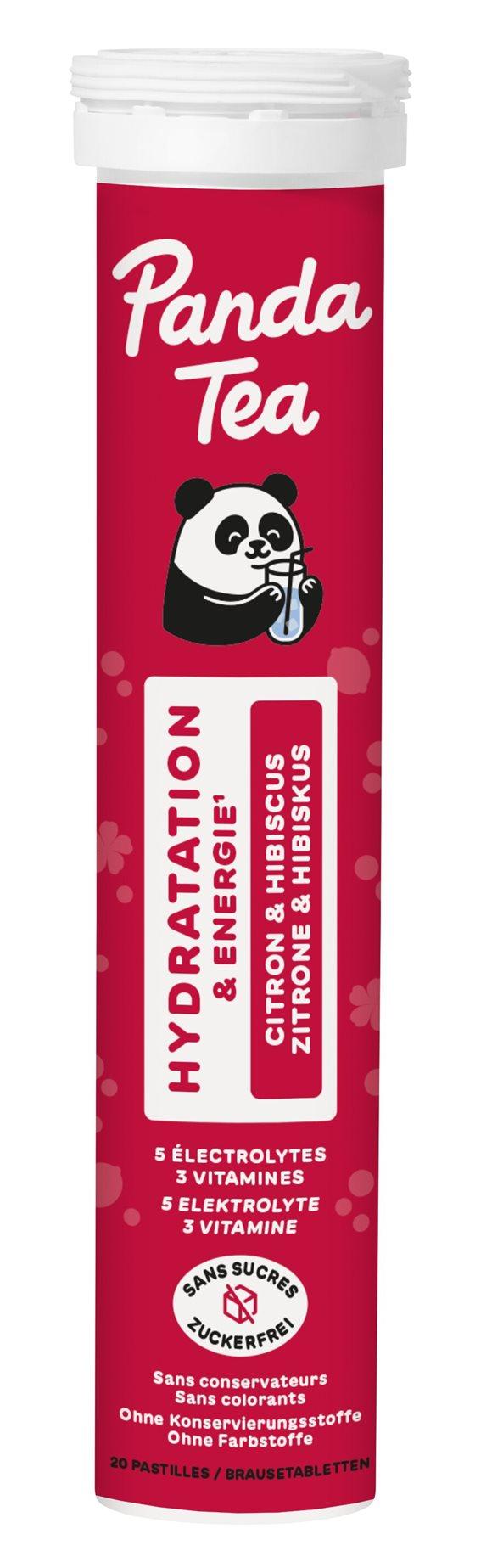 PANDA TEA Hydratation Brausetabl Zit&Hibisk 20 Stk