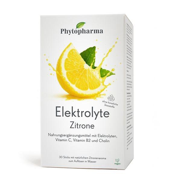 PHYTOPHARMA Elektrolyte Sticks Zitrone Box 30 Stk