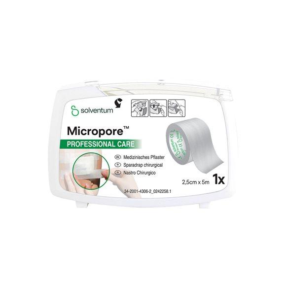 SOLVENTUM Micropore Vli Rollenpfl 25mmx5m Dis we