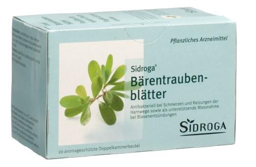 SIDROGA Bärentraubenblätter 20 Btl 2 g