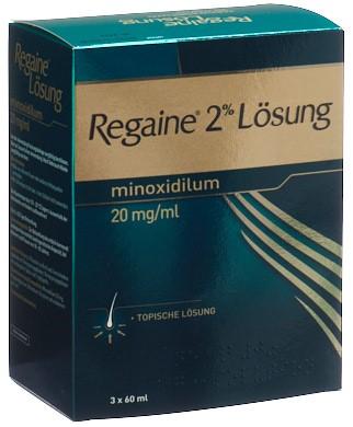 REGAINE Topische Lösung 2 % 3 x 60 ml
