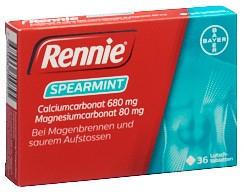 RENNIE Spearmint Lutschtabl 36 Stk