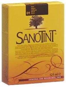SANOTINT Haarfarbe 01 schwarz