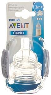 AVENT PHILIPS Klassik-Sauger 3 Loch 2 Stk