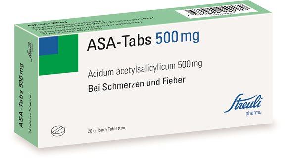 ASA-TABS Tabl 0.5 g 20 Stk