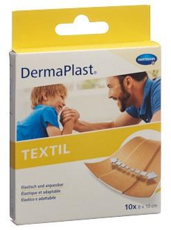 DERMAPLAST TEXTIL Schnellverb 8x10cm 10 Stk