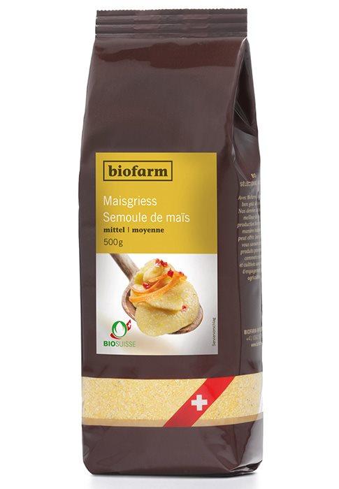 BIOFARM Maisgriess mittel Knospe Btl 500 g