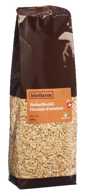 BIOFARM Haferflocken fein Knospe Btl 500 g
