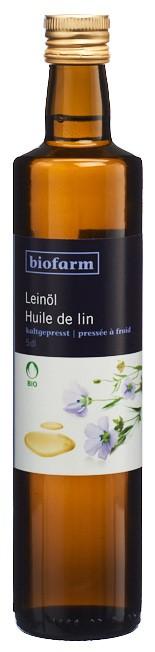 BIOFARM Leinöl Knospe Fl 5 dl
