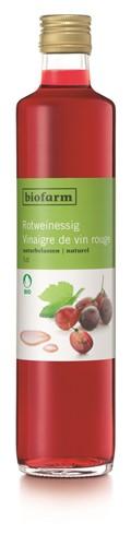BIOFARM Rotweinessig Knospe Fl 500 ml