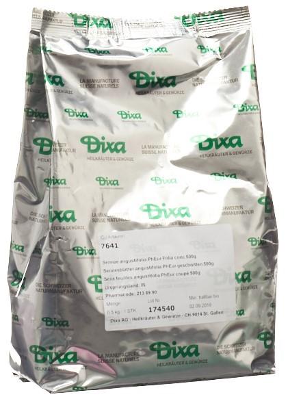 DIXA Sennesblätter angustifolia PhEur geschn 500 g