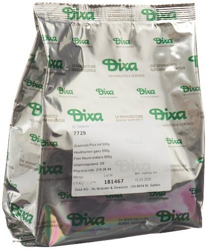 DIXA Heublumen ganz nachgereinigt 500 g