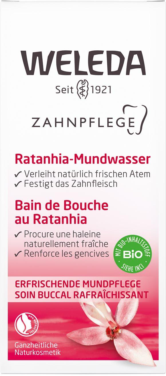 WELEDA Ratanhia Mundwasser konz Fl 50 ml