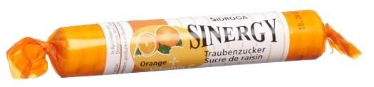SINERGY Traubenzucker Orange Vitamin C Rolle 40 g